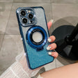 Phone case magnetic bracket Apple 14ProMax electroplated case - V.I.P Digital Presence