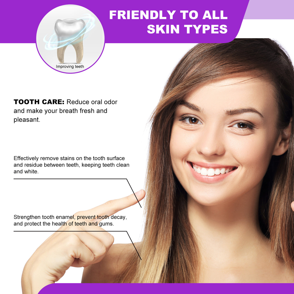 Probiotics Whitening Remove Stains Toothpaste, Dental Care Cleaning Oral Odor Toothstains Tartar Beautifying Teeth Whitening - V.I.P Digital Presence