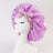 Elastic ribbon bow color Ding round hat solid color night cap wide-brimmed beauty hairdressing head scarf hat - V.I.P Digital Presence