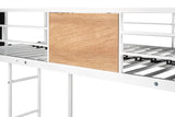 Metal Twin over Full Bunk Bed with Trundle - V.I.P Digital Presence