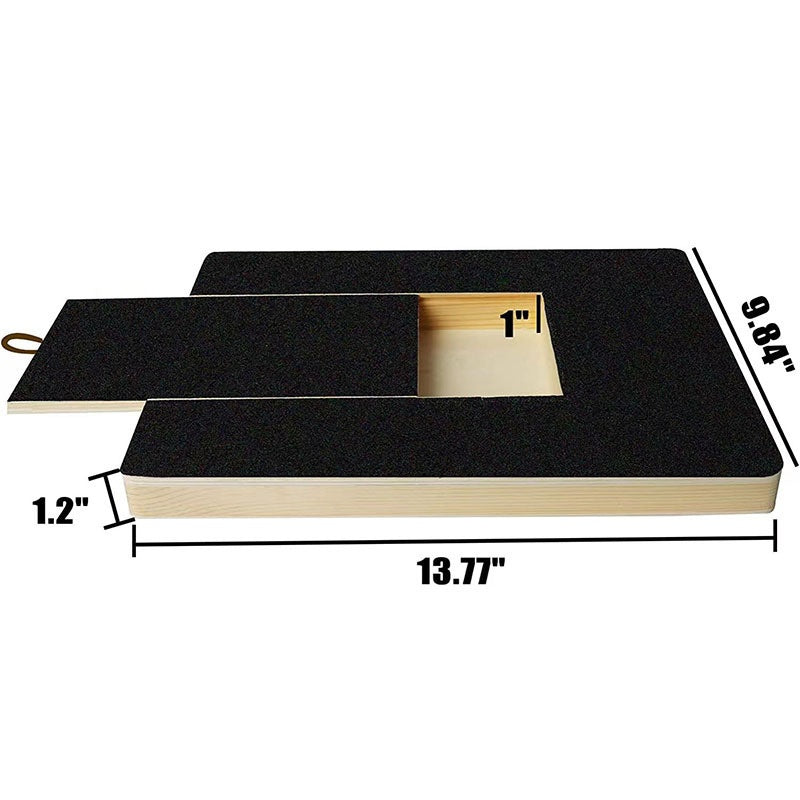 Wooden Retractable Pet Nail Scratcher and Grooming Board for Cats and Dogs - V.I.P Digital Presence