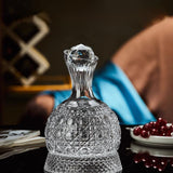 Decanter red wine household light luxury rotating tumbler crystal wine pot wine glass red wine glass wine set - V.I.P Digital Presence