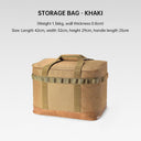 Bolso de mano para exteriores, caja de almacenamiento anticolisión, bolsa impermeable para desechos de camping, bolsa de almacenamiento para vajilla y utensilios de cocina