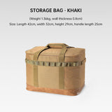 Bolso de mano para exteriores, caja de almacenamiento anticolisión, bolsa impermeable para desechos de camping, bolsa de almacenamiento para vajilla y utensilios de cocina