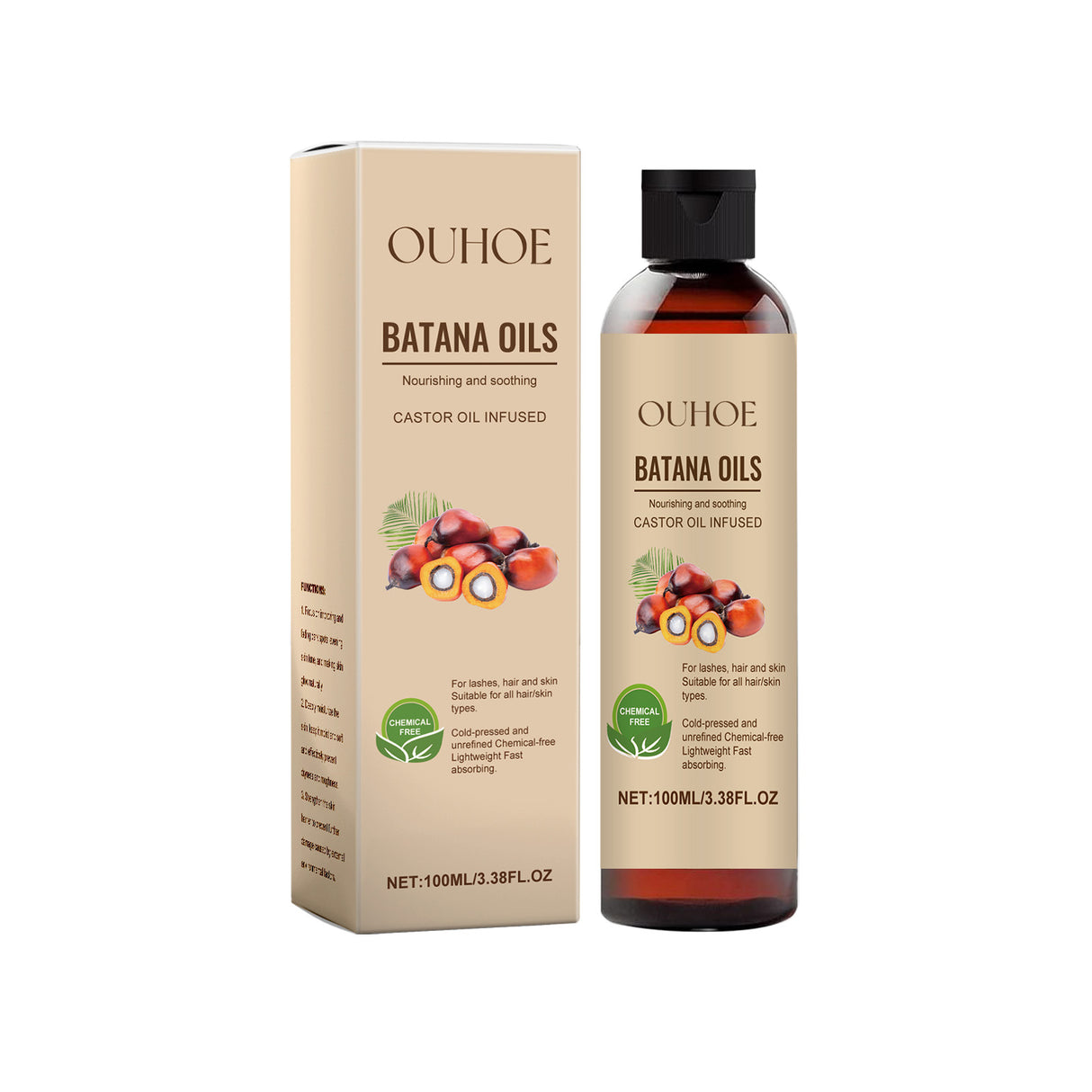 Batana Castor Oil Nourishes Scalp And Restores Dry Hair - V.I.P Digital Presence