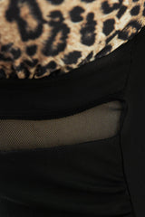 Leopard V-Neck Wide Strap One-Piece Swimwear - V.I.P Digital Presence