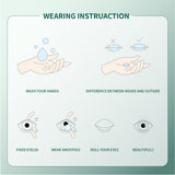 1Pcs FDA Certificate Eyes Beautiful Pupil Colorful Girl Cosplay Contact Lenses Gray - V.I.P Digital Presence
