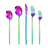 Portuguese Stainless Steel Knife Fork Spoon Golden Steak Knife Fork Set Four-Piece Tableware Set - V.I.P Digital Presence