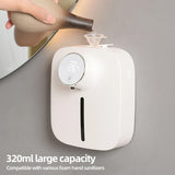 Wall-mounted Automatic Soap Dispenser Multifunctional Infrared Sensor LED Digital Display Touchless Foam USB Rechargeable - V.I.P Digital Presence