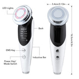7-in-1 EMS Micro-Current Color Light Vibration LED Beauty Cleansing Import Instrument Face Lift Essence Import Instrument - V.I.P Digital Presence