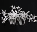 Hair comb, bridal rhinestone and pearl headdress, wedding dress accessories - V.I.P Digital Presence
