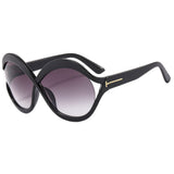 oversized round sunglasses for women leopard brown big frame sun glasses - V.I.P Digital Presence
