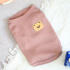 Thin Sleeveless Vest Small Dog Teddy Pomeranian Bears Pet Cat Dog Clothes - V.I.P Digital Presence