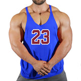 Sportswear vest men's round neck men's cotton vest loose shoulder sleeveless basketball suit - V.I.P Digital Presence