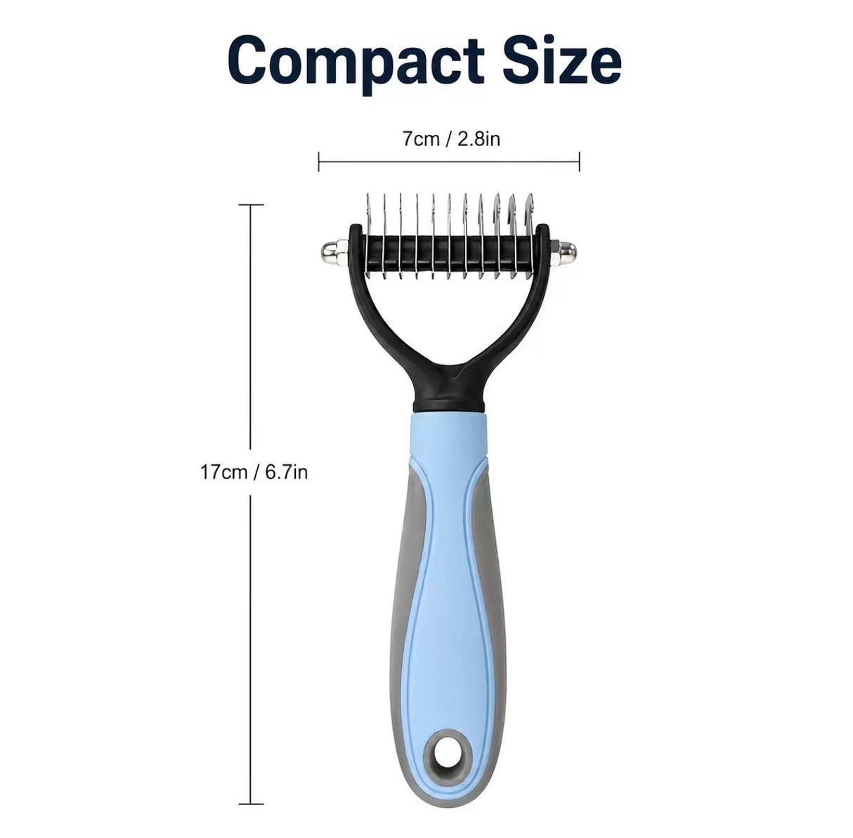 DualPaw Pet Deshedding Brush