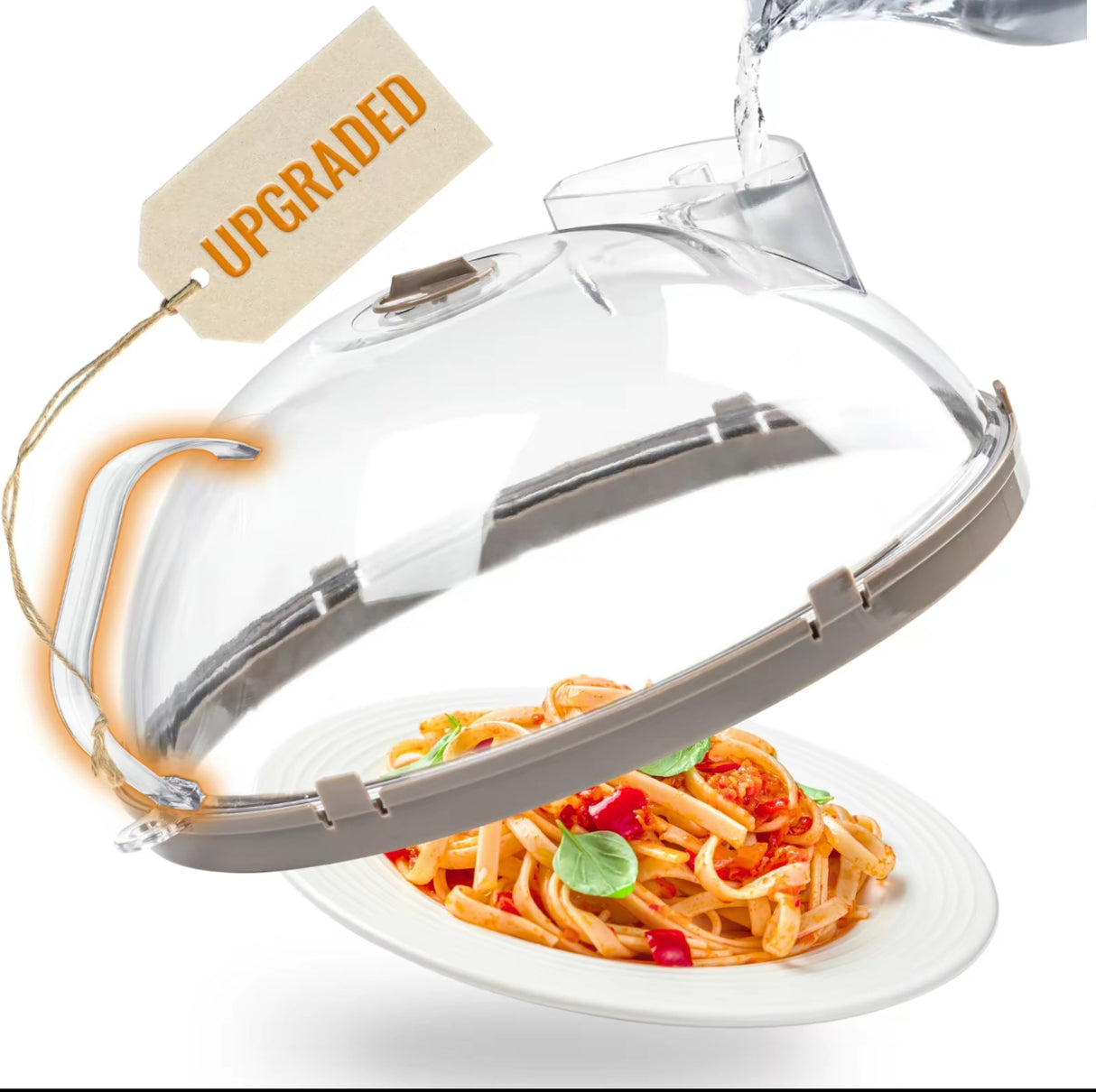 SteamGuard Microwave Cover