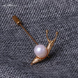 GLSEEVO Snail Pearl Brooch Gift For Daughter Woman Cute Inset Brooches Bijoux Argent 925 Massif Handmade Jewellery Broche - V.I.P Digital Presence