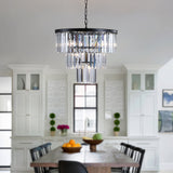 Black Luxury Crystal Chandelier Modern Chandeliers Lights Fixture Hanging Pendant Light Fixture for Dining Room Bedroom - V.I.P Digital Presence