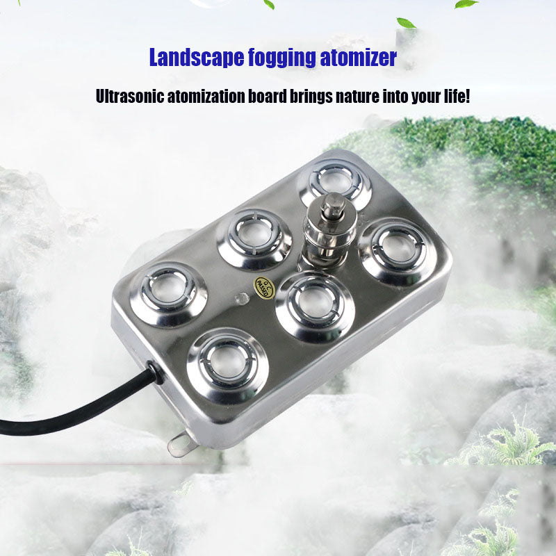 Rockery pond water landscape fogging machine high-frequency oscillation fogging board smoke machine ten head industrial ultrason - V.I.P Digital Presence