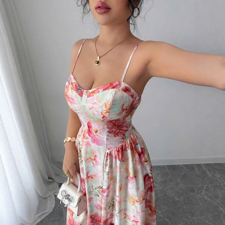 Cross-borderNew Spring and Summer Strapless Shoulder-baring Women's Fashion Fairy Long Elegant Evening Dress - V.I.P Digital Presence
