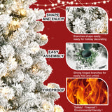 6FT PVC Memory Wire Christmas tree (With Light) - V.I.P Digital Presence