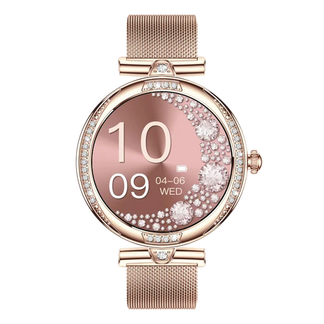 NX17 Pro Smart Watch Fashion Dimanond Ladies Wristwatch Amoled Bluetooth Calling Health Monitoring Women Fitness Smartwatch - V.I.P Digital Presence