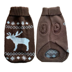 Warm Pet Dog Sweater Winter Dog Clothes for Small Medium Dogs Knitted Puppy Cat Coat Chihuahua French Bulldogs Yorkie Customes - V.I.P Digital Presence