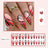 Nail Art Almond Nails Finished Wearable Nails Mid-Length Nail Art Patch Ins Style Hot Girl - V.I.P Digital Presence