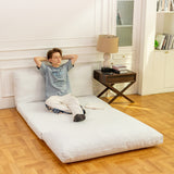 Large folding mattress sofa bean bag bed, foam filled folding mattress sofa, soft high-grade artificial fur - V.I.P Digital Presence