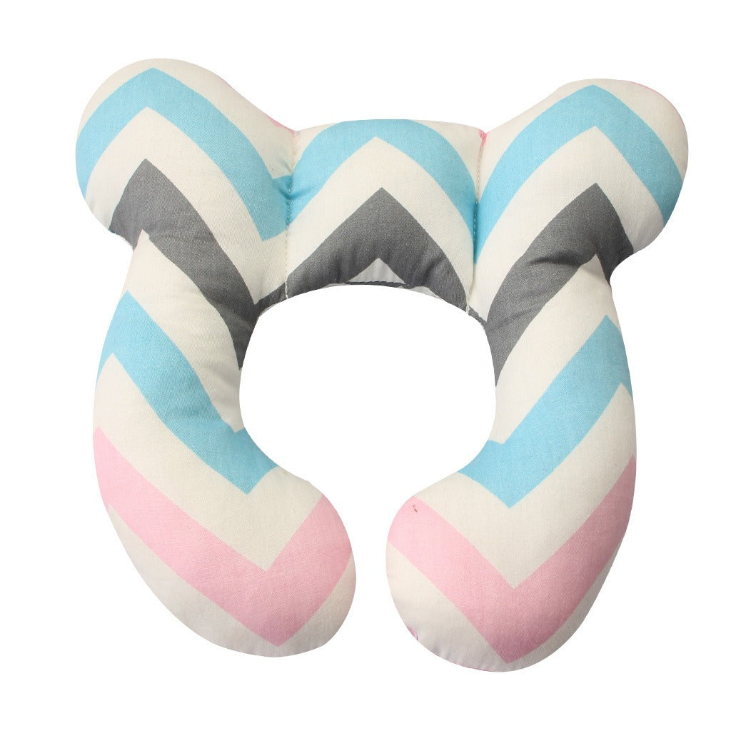 Baby head protection U-shaped pillow stroller fixed head pillow Car seat sleeping protection head and neck pillow - V.I.P Digital Presence