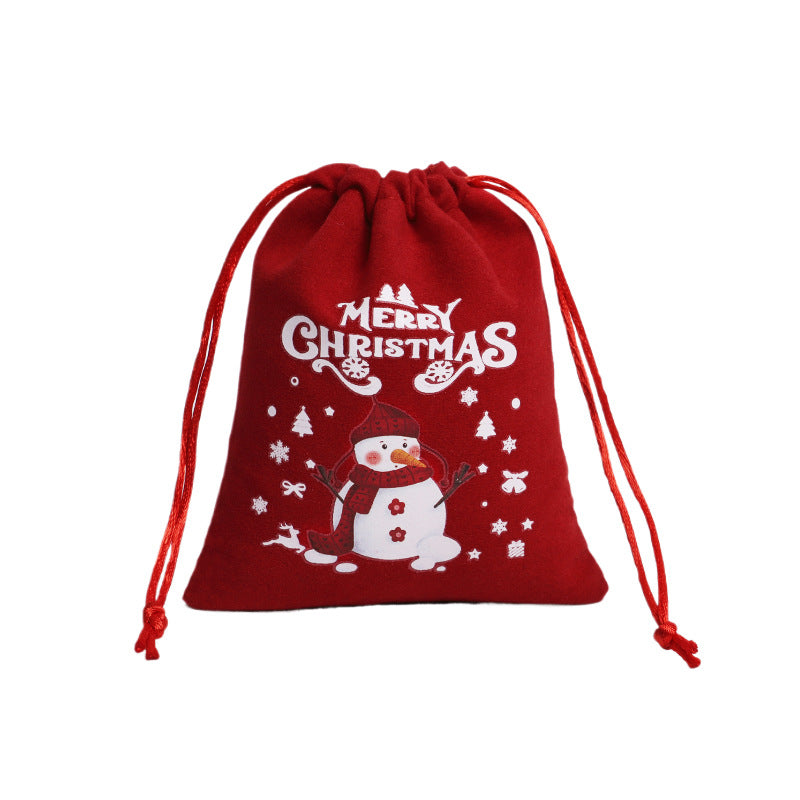 Christmas Gift Velvet/linen Drawstring Bags Bracelet Jewelry Candy Packaging Bags - V.I.P Digital Presence