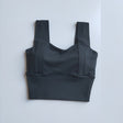 Yoga Bra Women Shockproof Sports Bra  Running Workout Gym Top Gathering Widened Shoulder Belt Bra Short Vest Tops - V.I.P Digital Presence