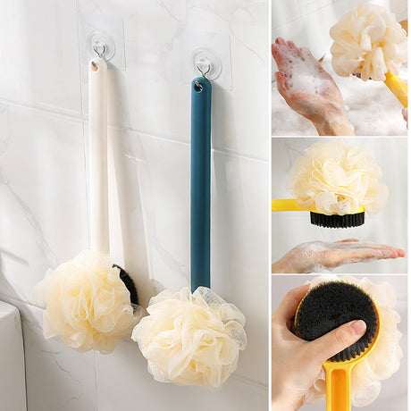 Japanese Style Bath Artifact Bath Towel Bath Brush Back Without Begging Long Handle Adult Soft Hair Bath Rub Back Brush - V.I.P Digital Presence
