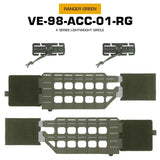 KZ Hunting Vest - Plate Carrier in Low Profile MOLLE, Quick Release, K Zero Style with Belt for Airsoft. - V.I.P Digital Presence