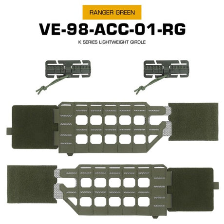 KZ Hunting Vest - Plate Carrier in Low Profile MOLLE, Quick Release, K Zero Style with Belt for Airsoft. - V.I.P Digital Presence