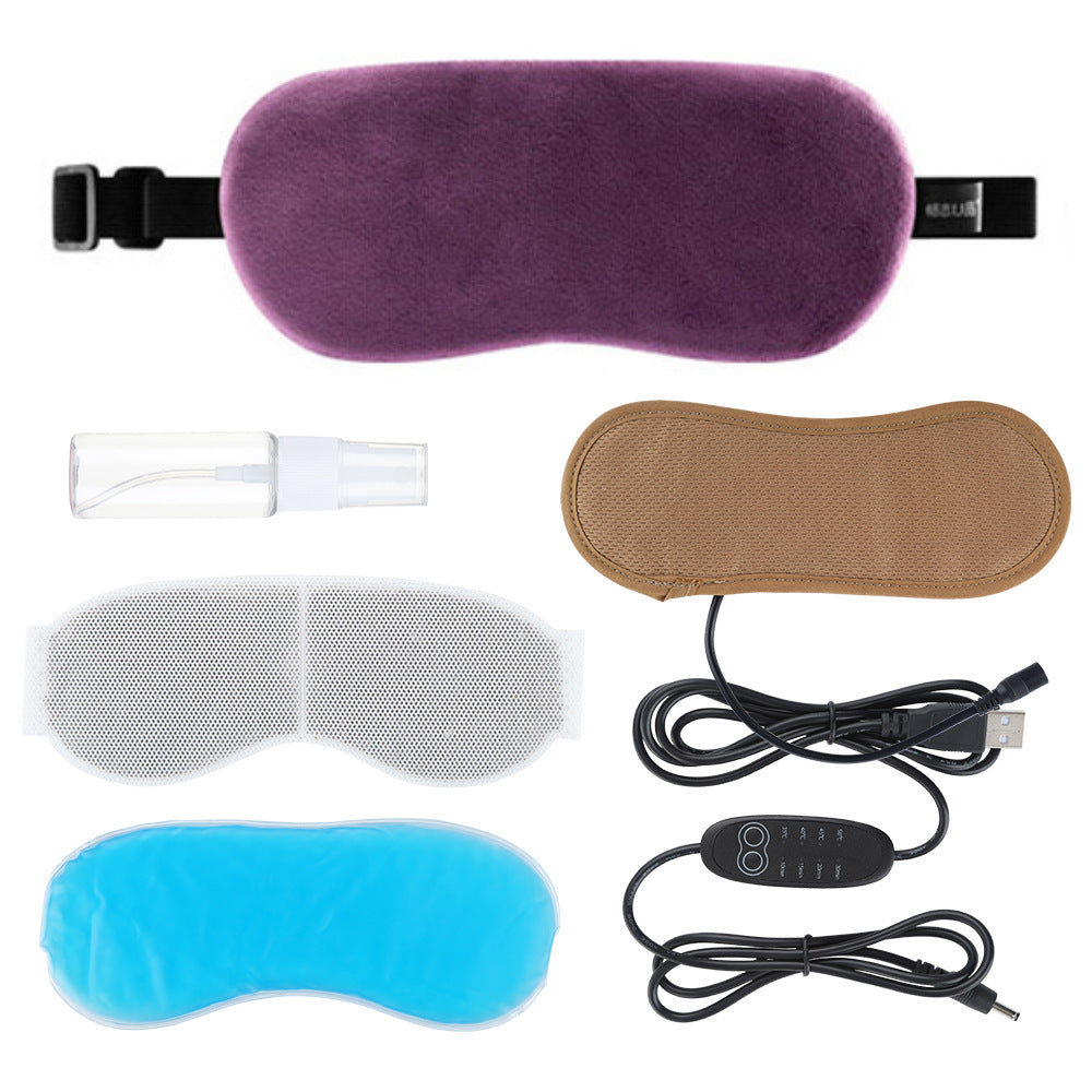 Lavender Steam Hot Compress Eye Mask USB Constant Temperature Cold And Hot Compress Shading Eye Mask - V.I.P Digital Presence