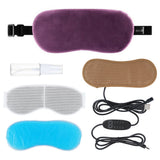 Lavender Steam Hot Compress Eye Mask USB Constant Temperature Cold And Hot Compress Shading Eye Mask - V.I.P Digital Presence
