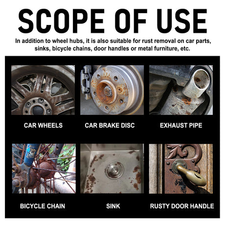 Wheel Rust Removal Spray, Automobile Tire Wheel Rust Cleaning Rust Removal Renovation Decontamination Brightener - V.I.P Digital Presence