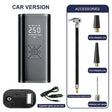 6000mAh Portable Car Air Compressor 12V 150PSI Electric Cordless Tire Inflator Pump for Motorcycle Bicycle Boat AUTO Tyre Balls - V.I.P Digital Presence