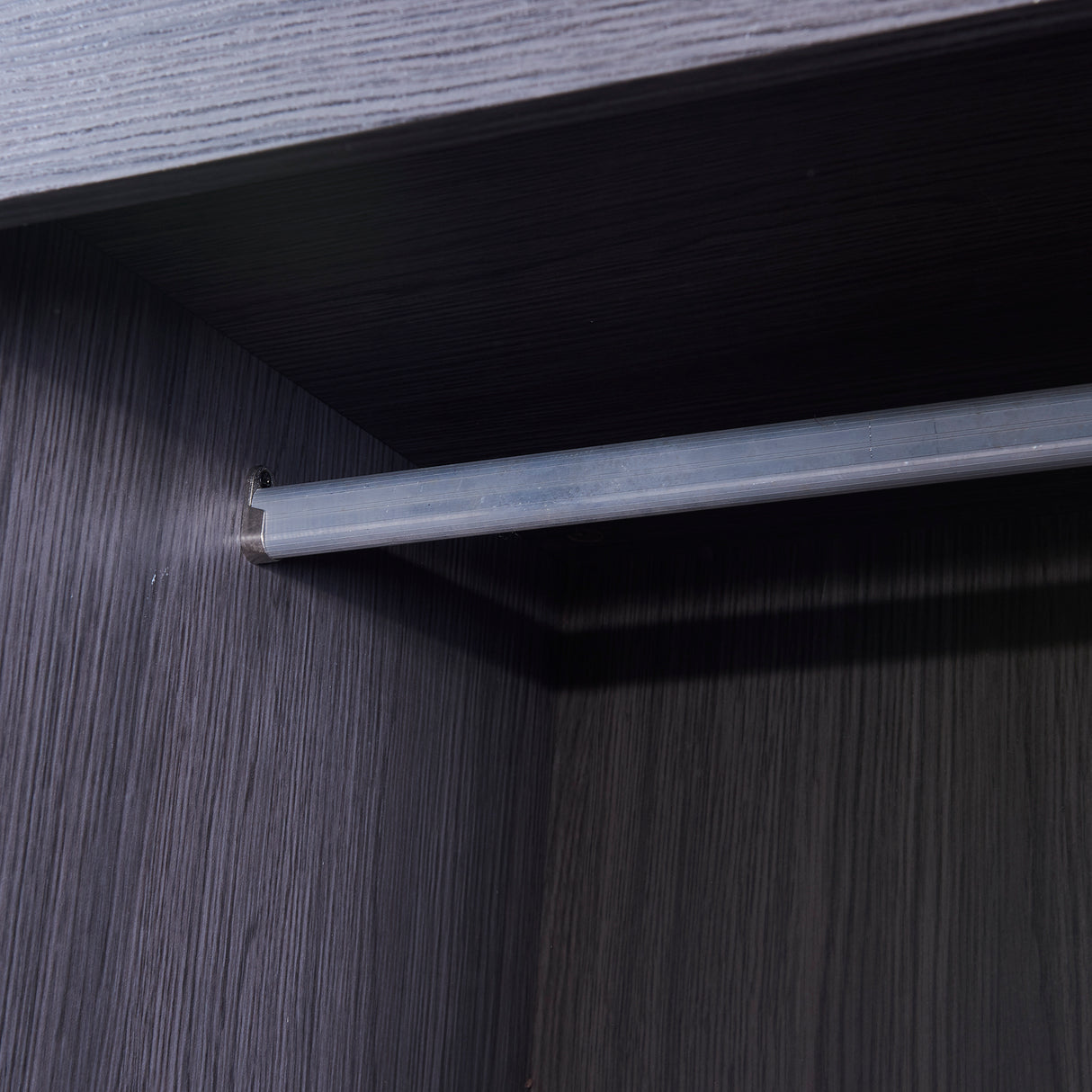 Full Size Murphy Bed with Wardrobe and Drawers, Storage Bed, can be Folded into a Cabinet, Gray - V.I.P Digital Presence