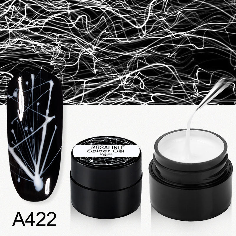 ROSALIND Gel Spider Line For Nails Art Gel Polish UV Colors Painting Gel Nail Polish Spider Gel Lacquer Web Stickers Gel Polish - V.I.P Digital Presence