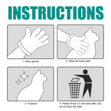 Pet Leave-In Cleaning Gloves Dog Bath Cat Clean Dry Cleaning Gloves Deodorizing Odor Removal - V.I.P Digital Presence