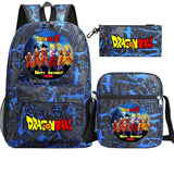 Youth Dragon Ball Backpack Student Shoulder Bag Travel Bag 3-Piece Set - V.I.P Digital Presence