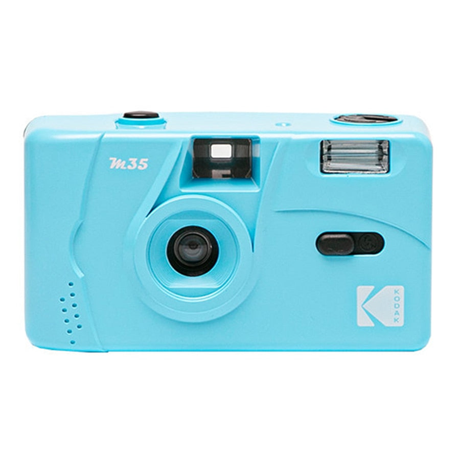 KODAK Vintage Retro M35 / M38 35mm Reusable Film Camera Sky Blue/ Yellow / Mint Green / Pink / Red / Cobalt Blue - V.I.P Digital Presence