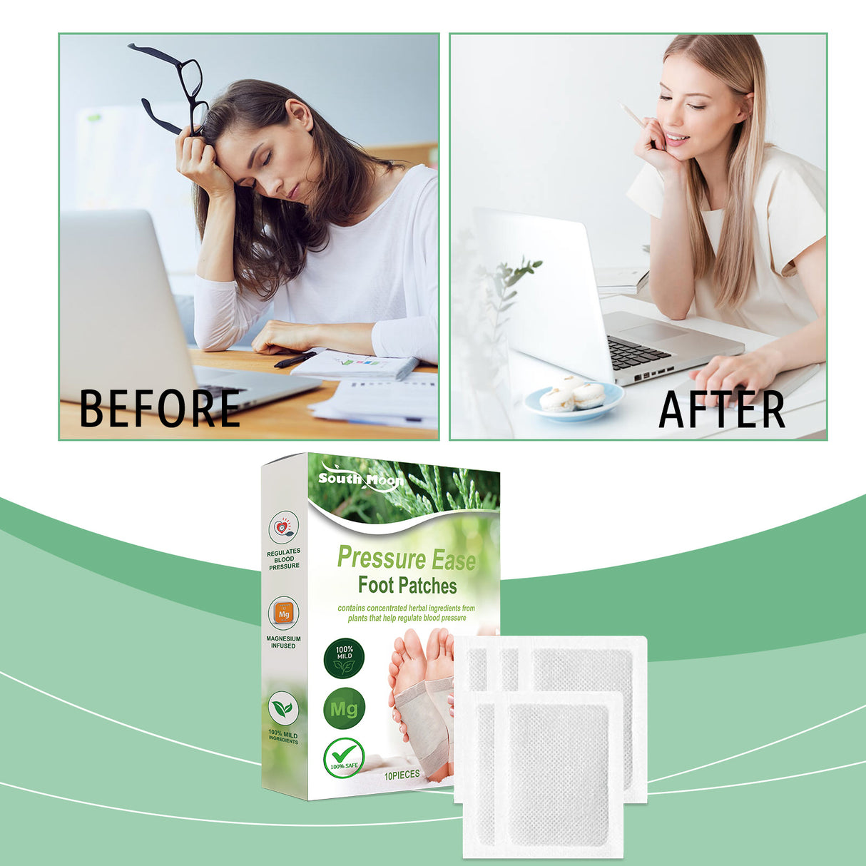 Foot Patch, Herbal Nourishing Daily Foot Body Care Gentle Soothing Treatment Patch - V.I.P Digital Presence