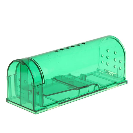 Smart Self-locking Mousetrap Safe Firm Transparent Household Mouse Catcher Control Cage Reusable Mice Rodent Catcher Rat Traps - V.I.P Digital Presence