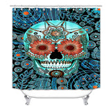 Polyester Printed Shower Curtain Thickened Waterproof Halloween Shower Curtain - V.I.P Digital Presence