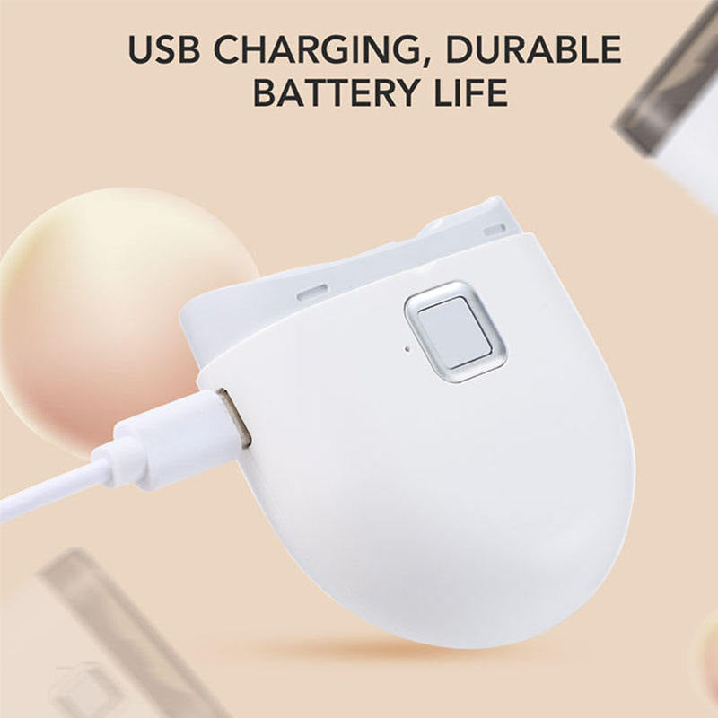 New portable safe nail toe polishing trimmer easy rechargeable recycl use automatic scissors usb electric nail clippers - V.I.P Digital Presence