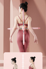 Adjustable open back shoulder stick correct hunchback correction cross yoga stick for corrective posture - V.I.P Digital Presence