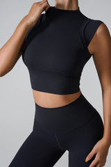 Mock Neck Active Tank - V.I.P Digital Presence